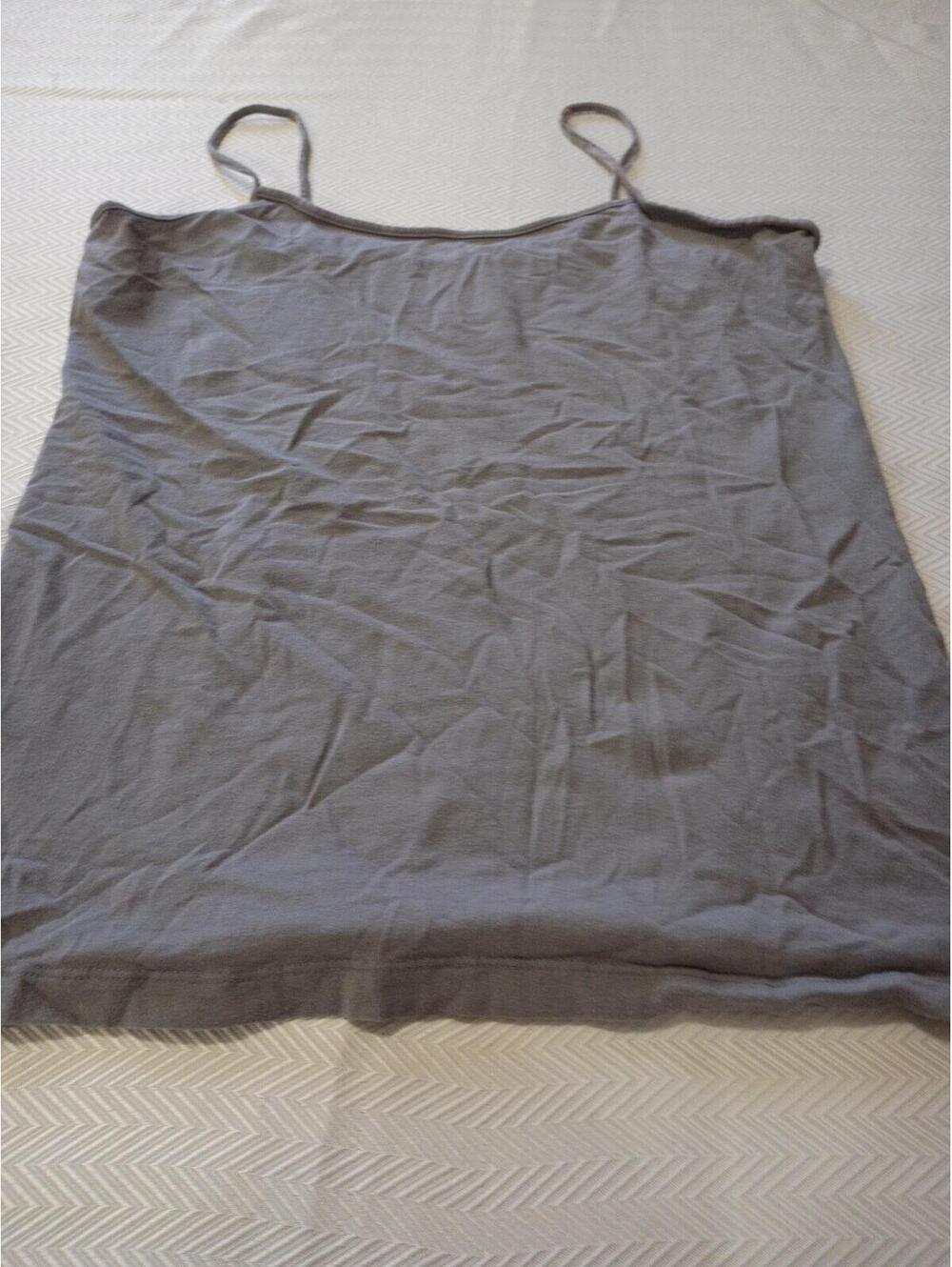 No Boundaries XL Gray Spaghetti Strap Tank Top